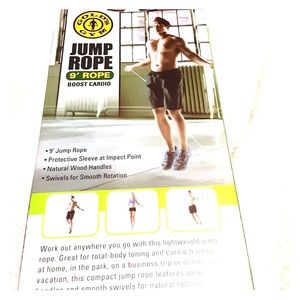 Jump Rope new in box Golds Gym